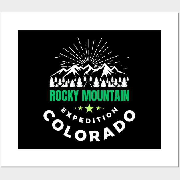 Expedition Colorado - Adventure Wall Art by ZombieTeesEtc